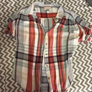 Universal Thread Multicolor Plaid Shirt